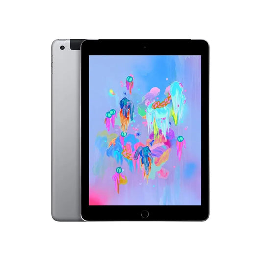 Refurbished iPad 6th Gen Wi-Fi + Cellular – 9.7-inch Retina, Apple Pencil Ready